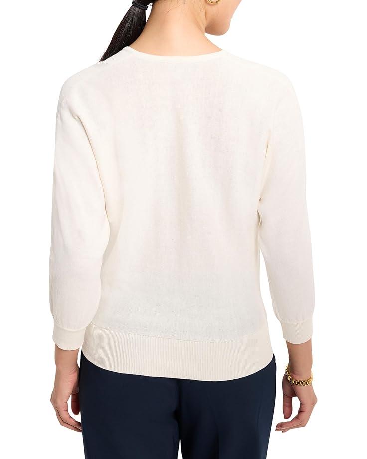 Women's NIC+ZOE Petite Easy V-Neck Pure Cotton Sweater Product Image