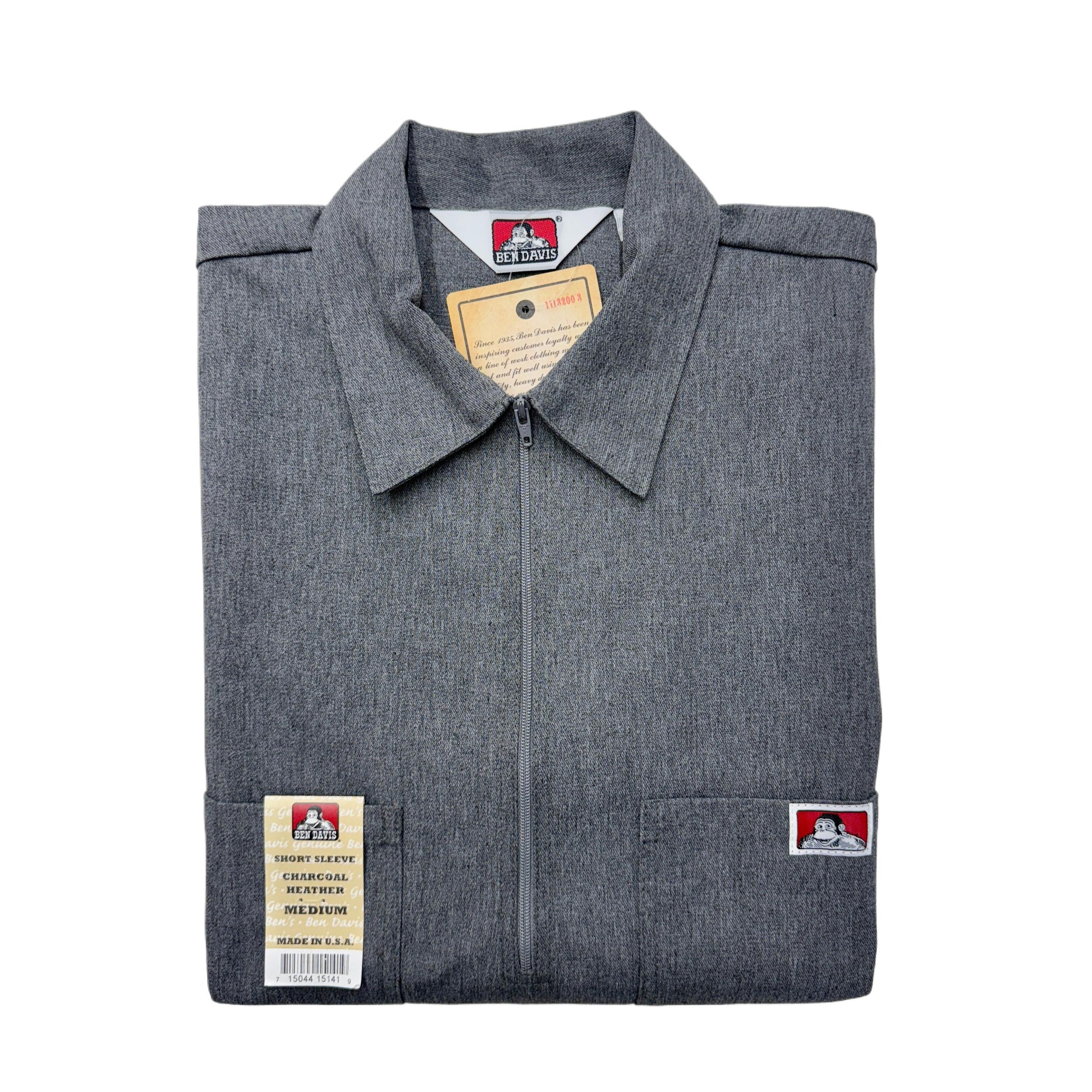 Ben Davis Short Sleeve Solid Half-Zip Shirt Male Product Image