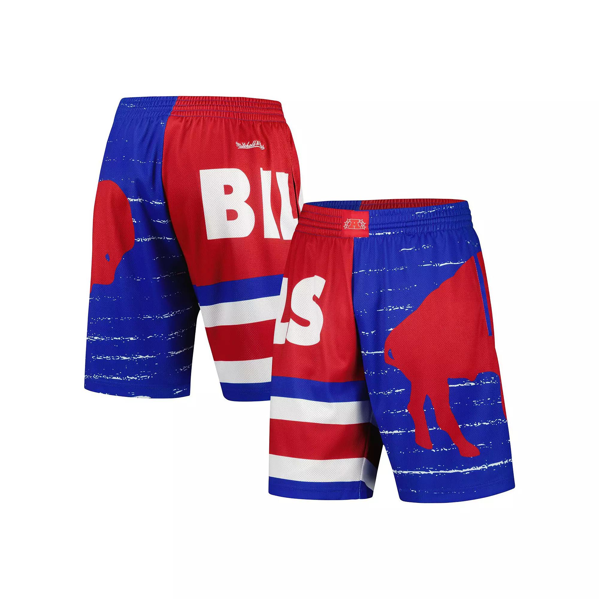 Men's Mitchell & Ness Royal Buffalo Bills Jumbotron 3.0 Shorts,  Product Image