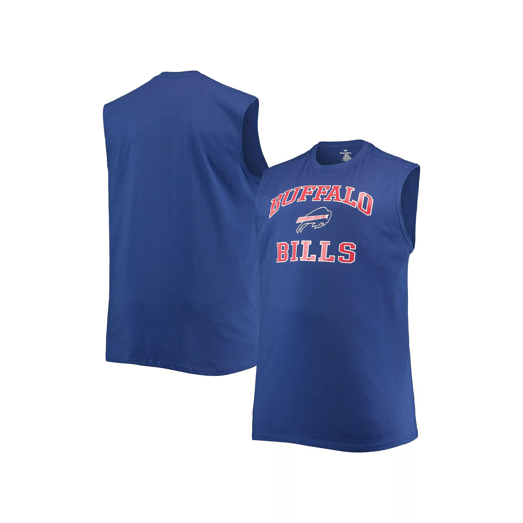 Men's Royal Buffalo Bills Big & Tall Muscle Tank Top, Size: XLT, Blue Product Image