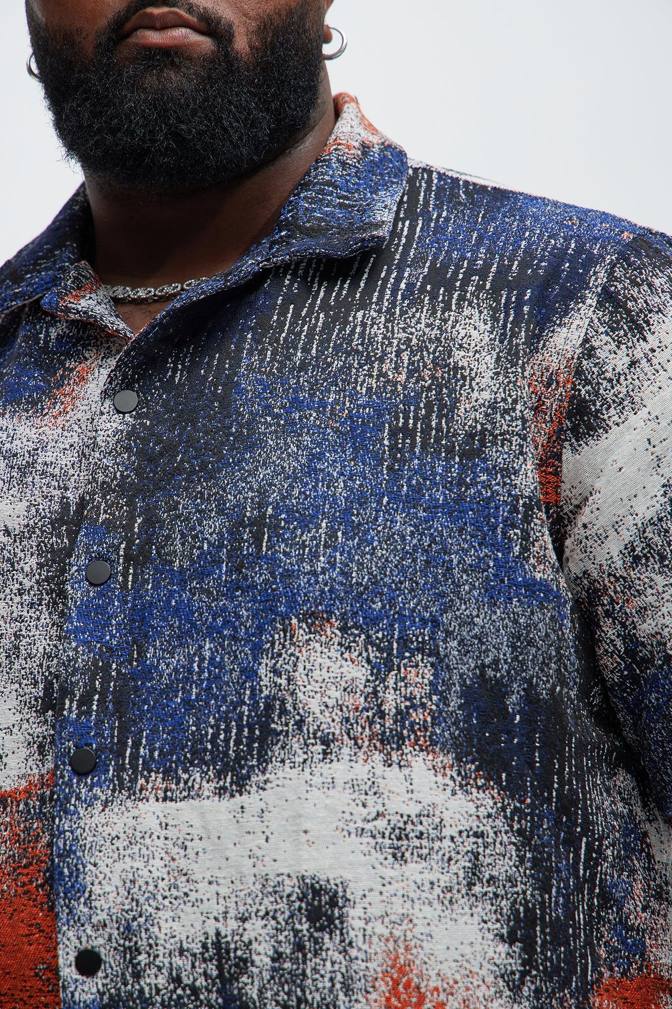 Galaxy Tapestry Shirt - Blue/combo Product Image