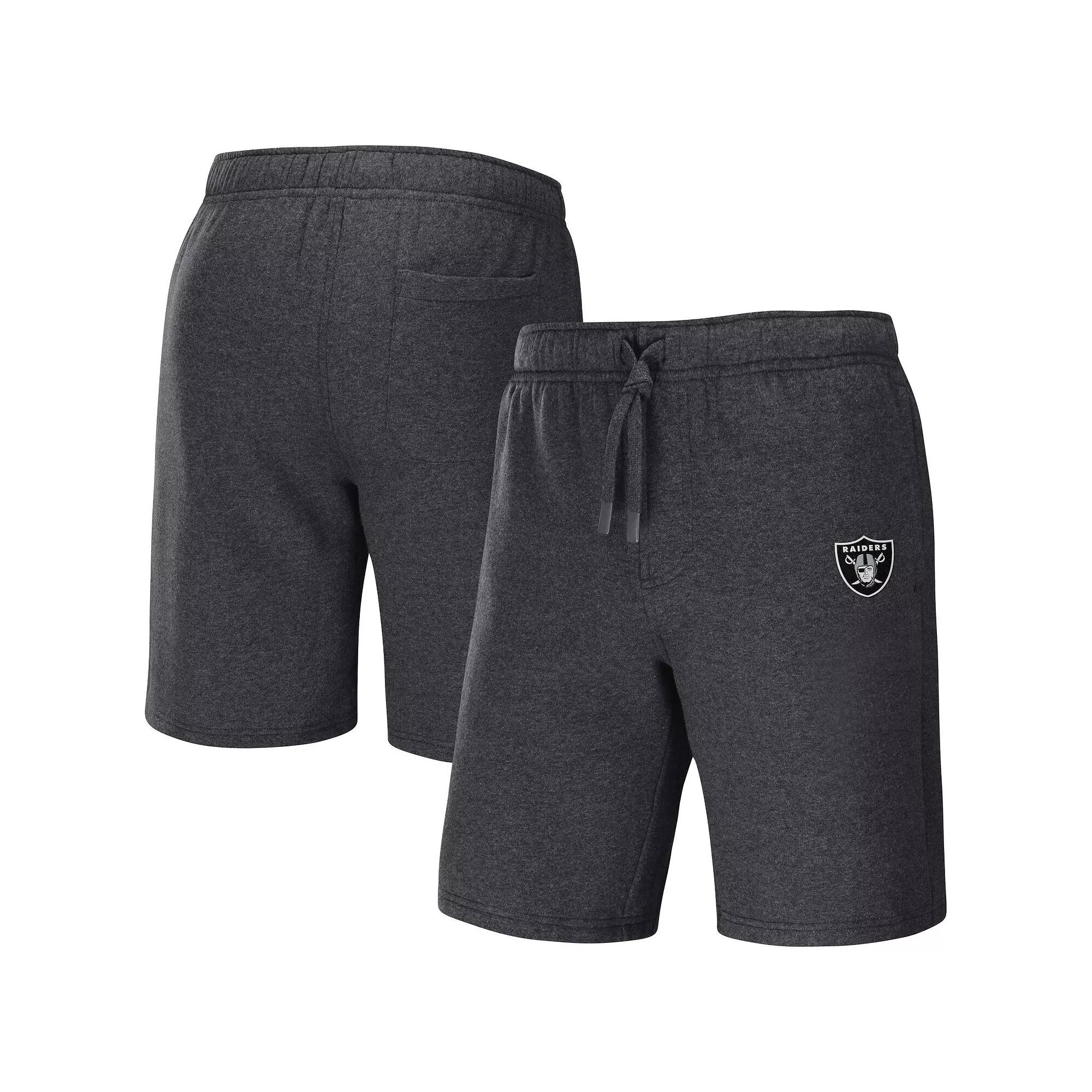 Men's NFL x Darius Rucker Collection by Fanatics Heather Charcoal New Orleans Saints Logo Shorts,  Product Image