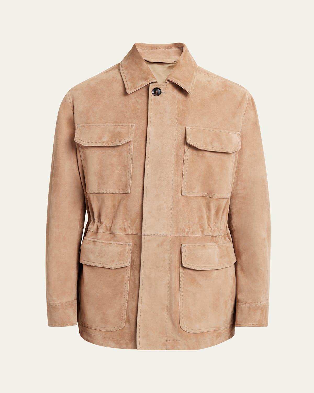 Mens Suede Field Jacket Product Image