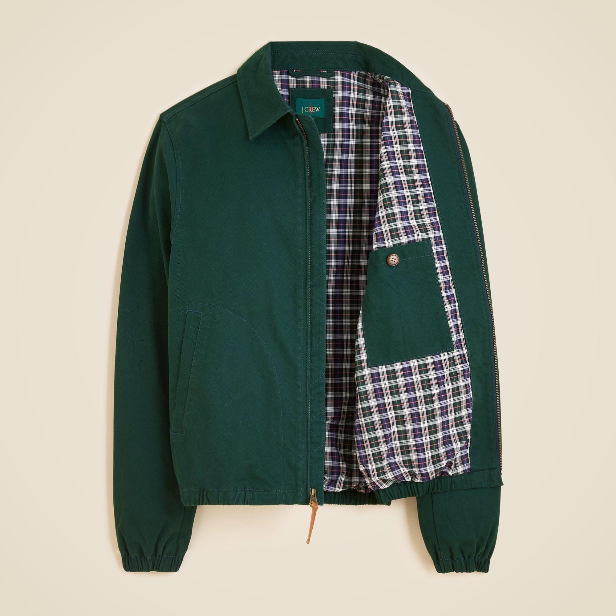 Harrington jacket in cotton twill Product Image