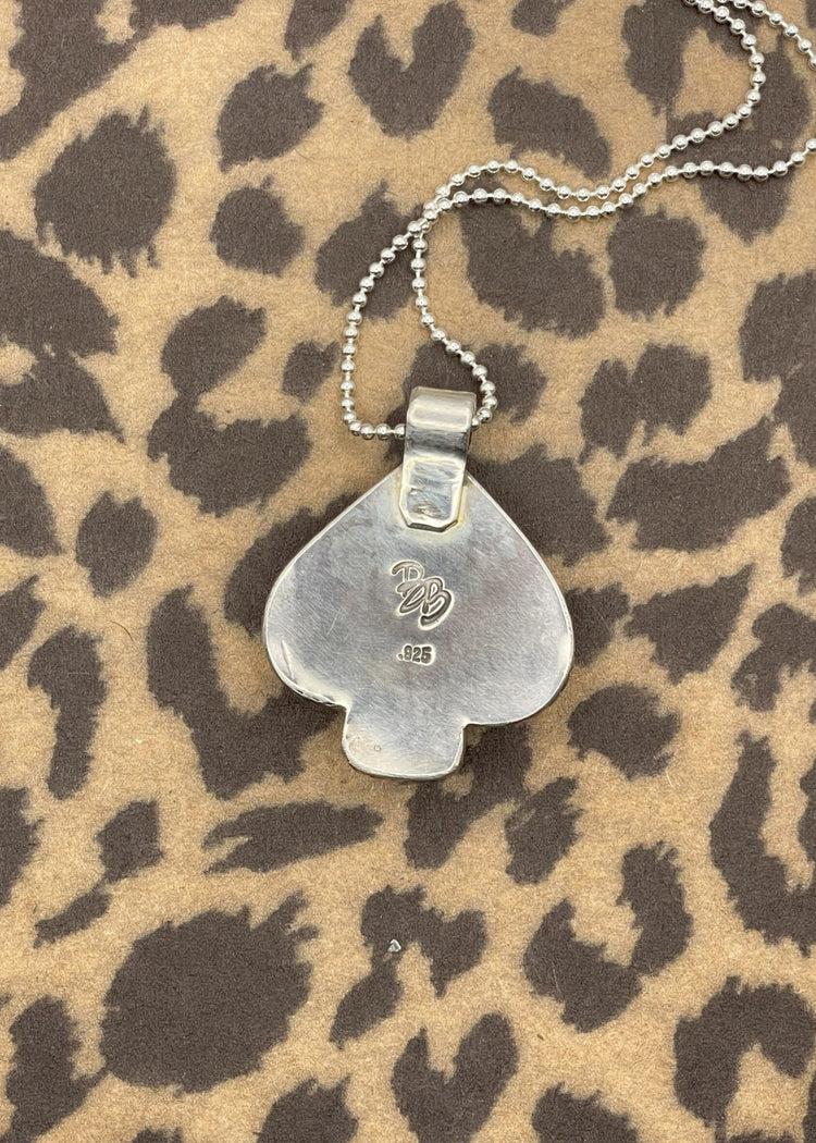 Ace of Spades Black Onyx Pendant Product Image