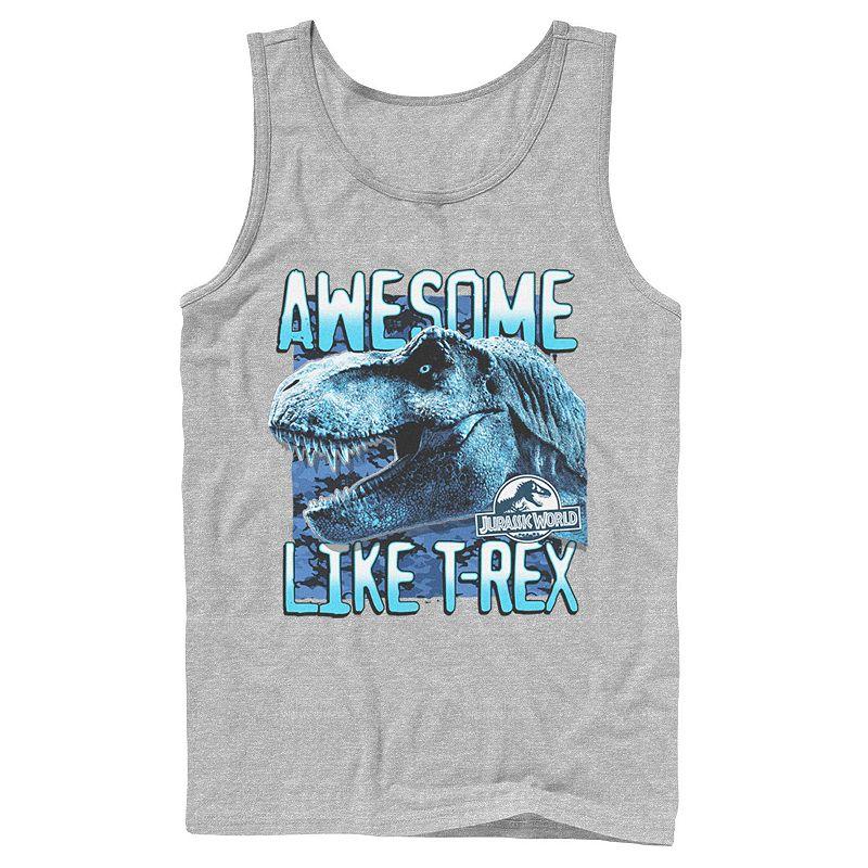 Men's Jurassic World Two Awesme Lke T-Rex Tank Top,  Product Image