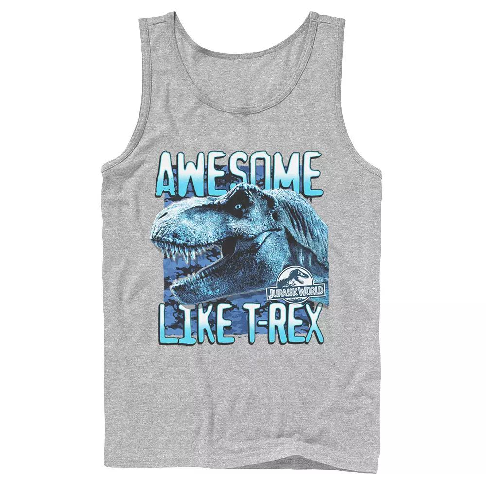 Men's Jurassic World Two Awesme Lke T-Rex Tank Top,  Product Image
