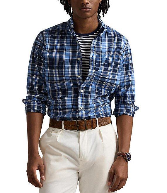 Polo Ralph Lauren Classic Fit Performance Stretch Long Sleeve Woven Shirt Product Image
