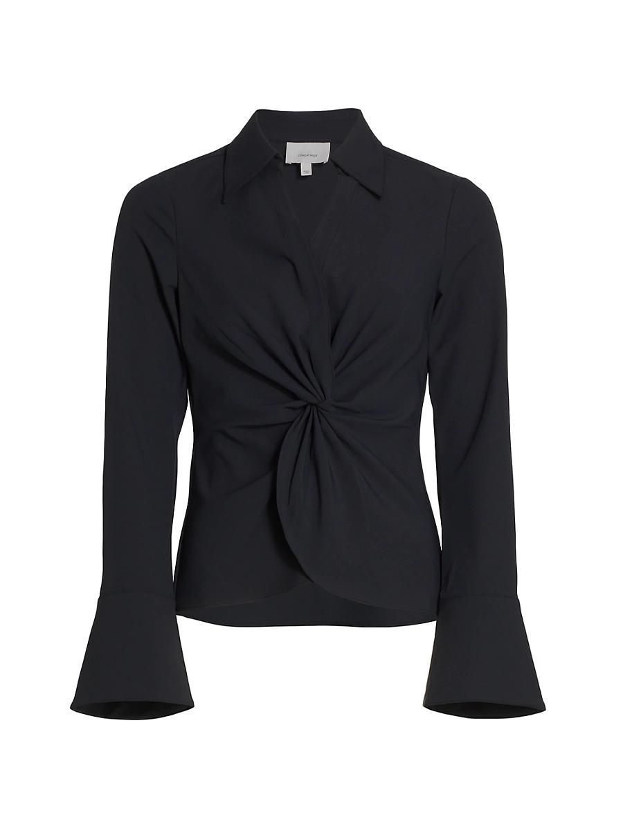 Womens Mckenna Twist-Front Blouse Product Image