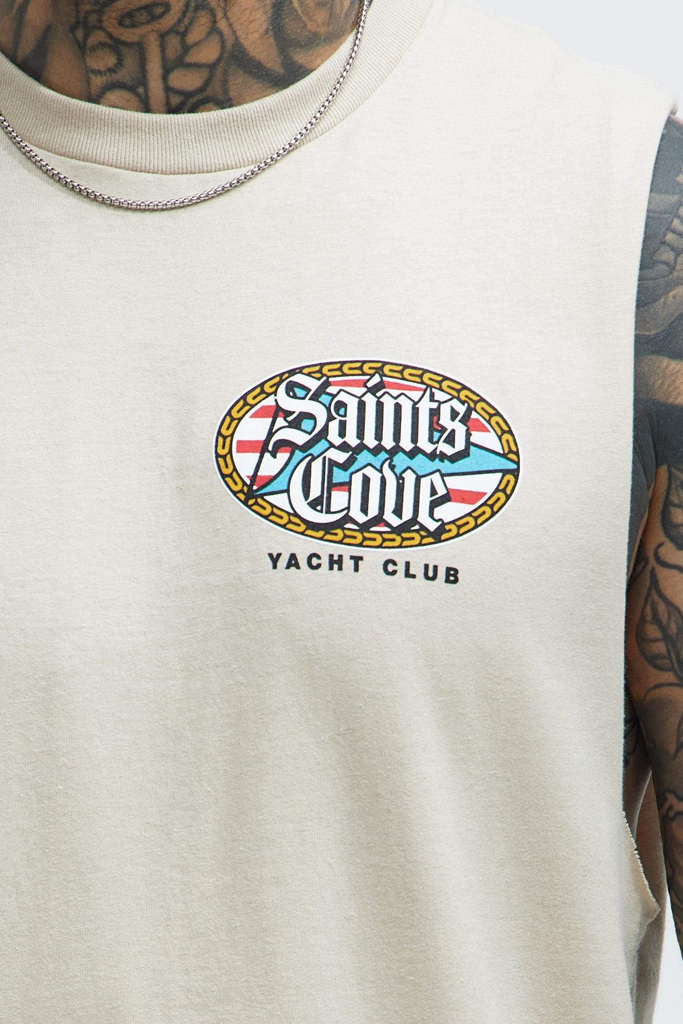 Saints Muscle Tee - Sand Product Image