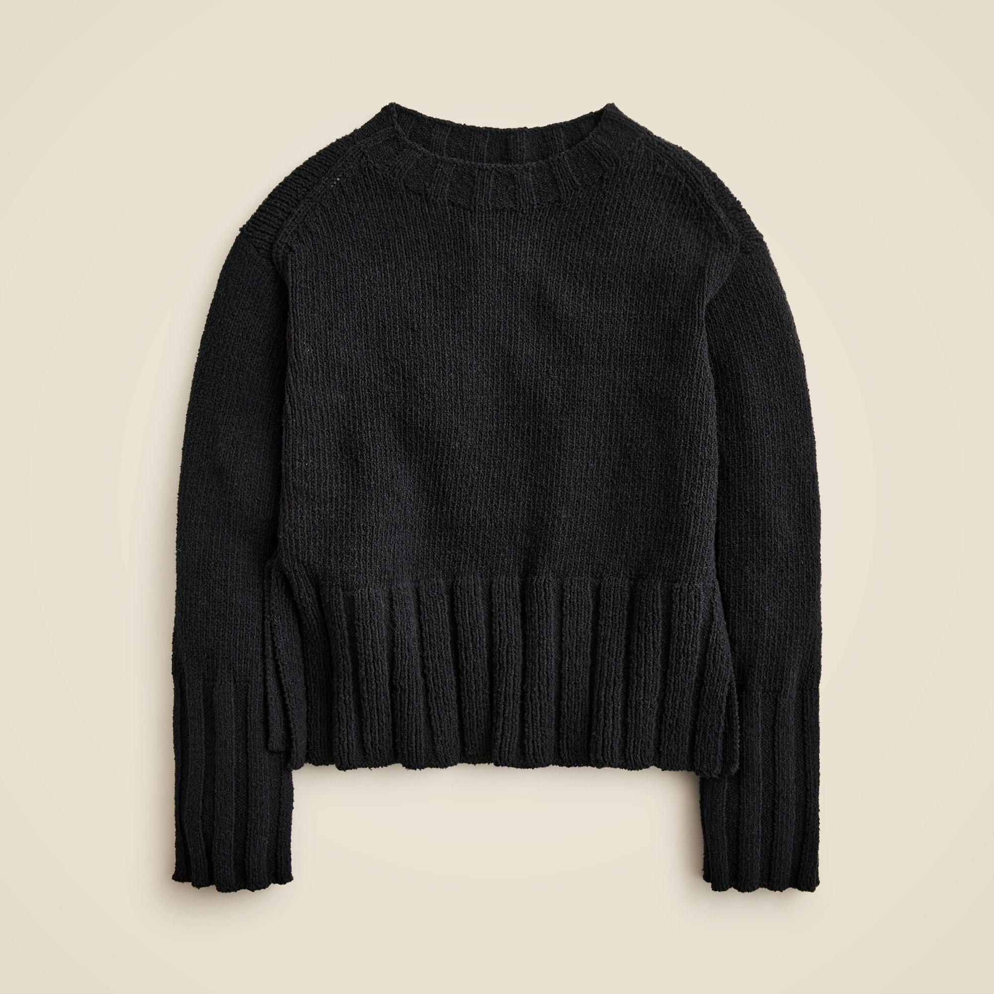 Marina sweater in textured cotton blend Product Image