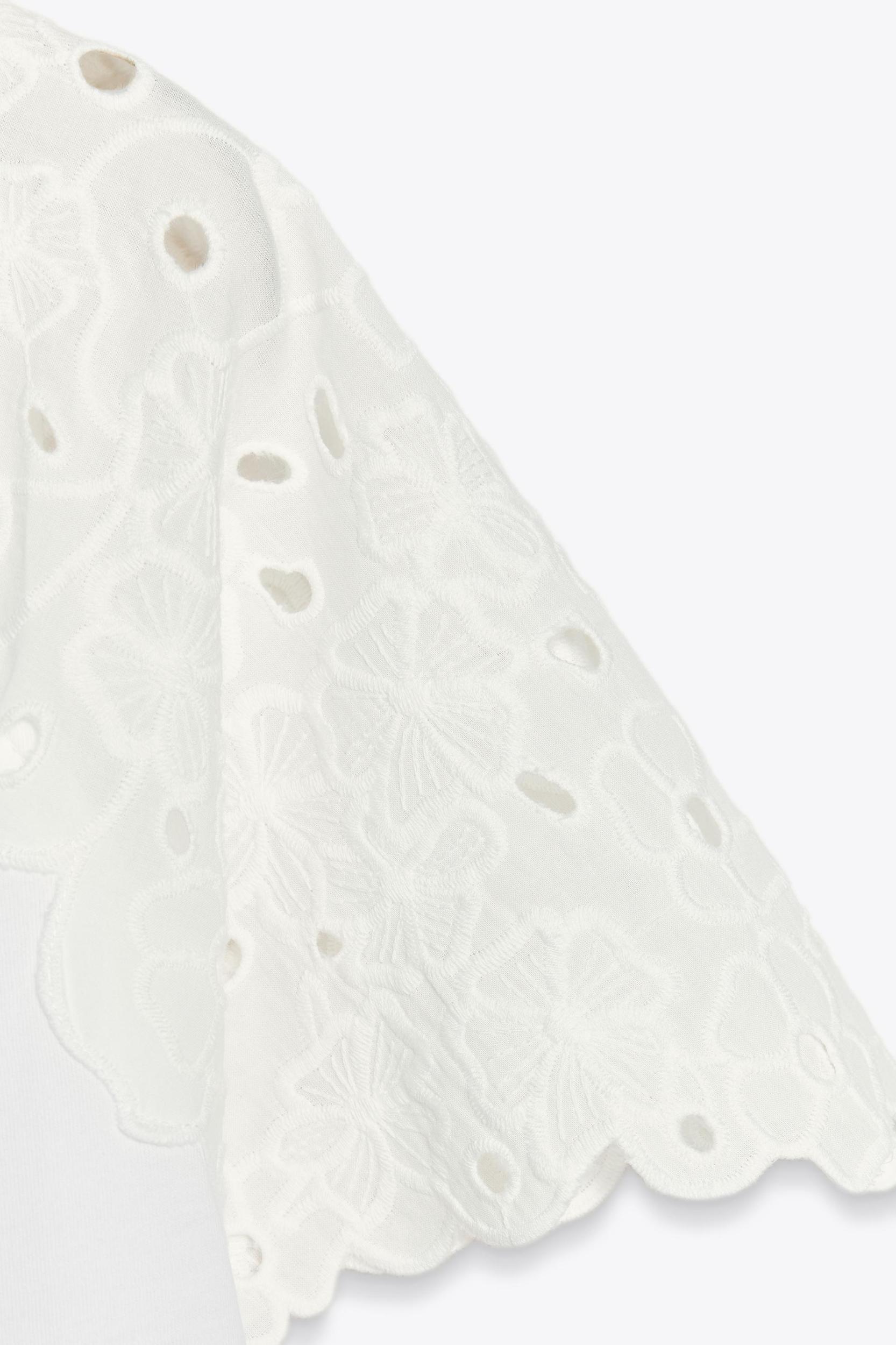 EMBROIDERED SLEEVE T-SHIRT Product Image