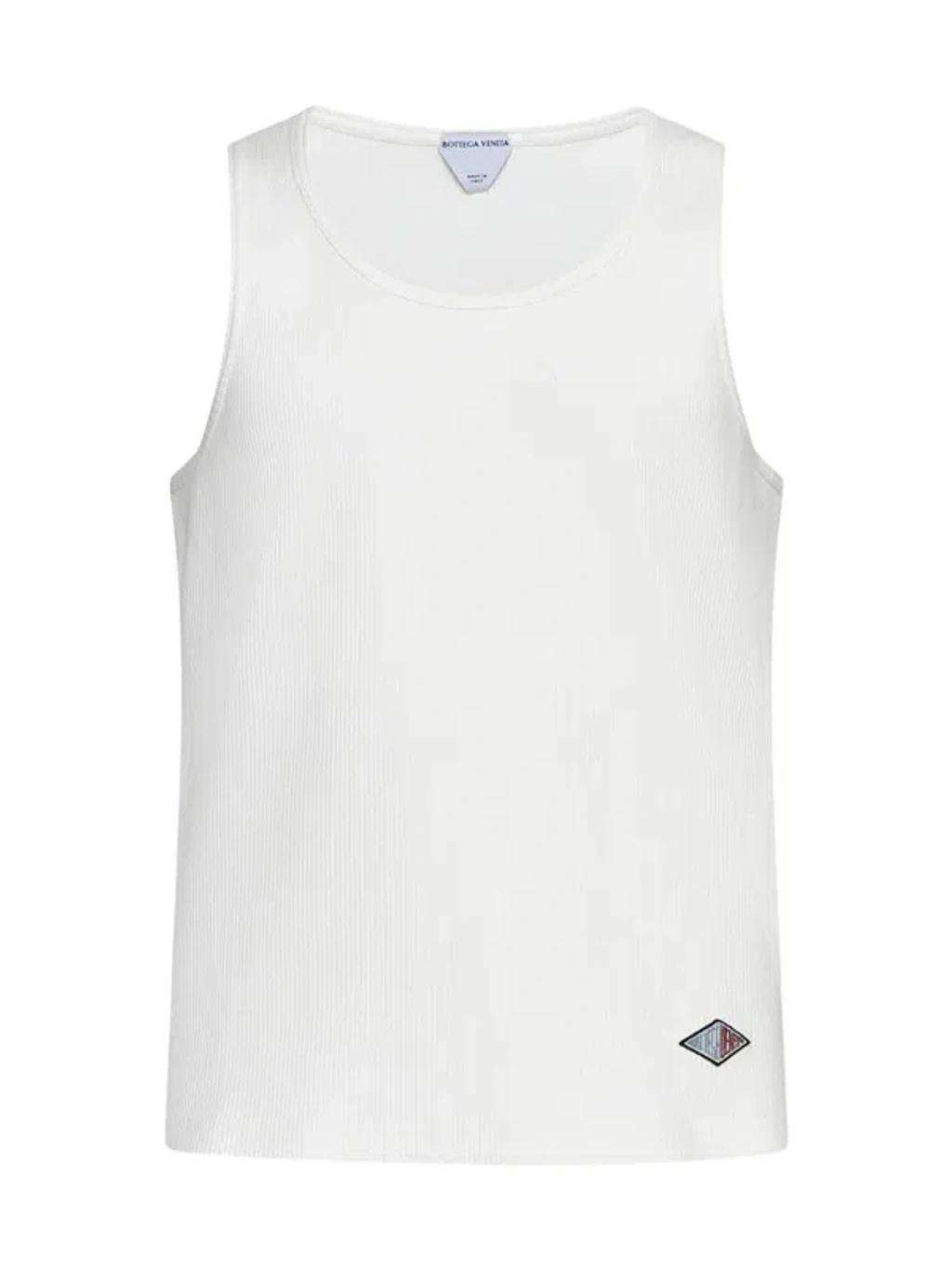 BOTTEGA VENETA Slim Fit Cotton T-shirt In White Product Image