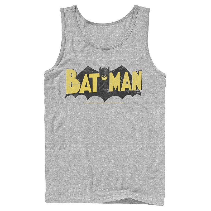 Men's DC Comics Batman Large Block Text Logo Tank Top,  Product Image