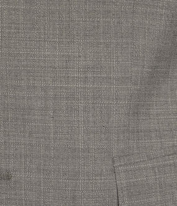 Hugo Boss Slim Fit Flat Front Micro Check Pattern 2-Piece Suit Product Image