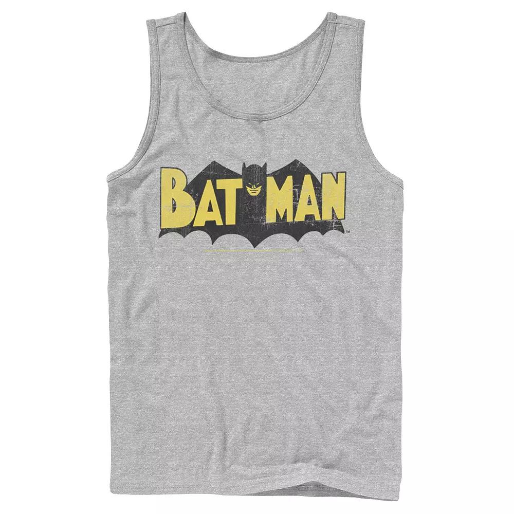 Men's DC Comics Batman Large Block Text Logo Tank Top,  Product Image