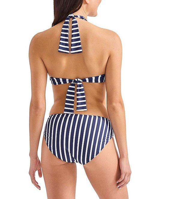 Tommy Bahama Coastline Stripe Reversible High Waist Swim Bottom Product Image