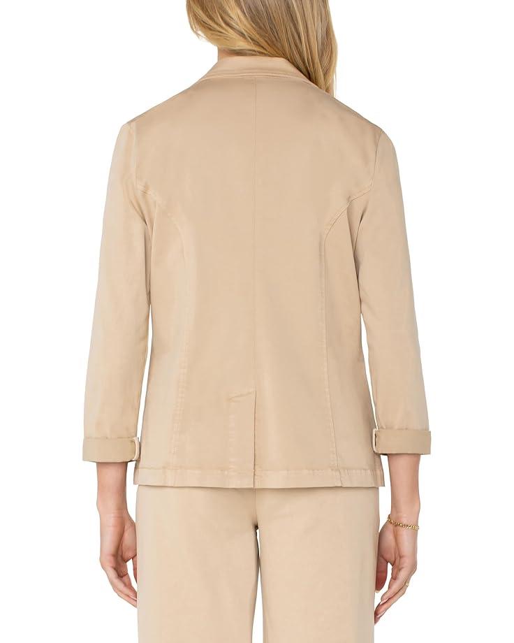 Fitted Blazer Super Stretch Ponte Product Image