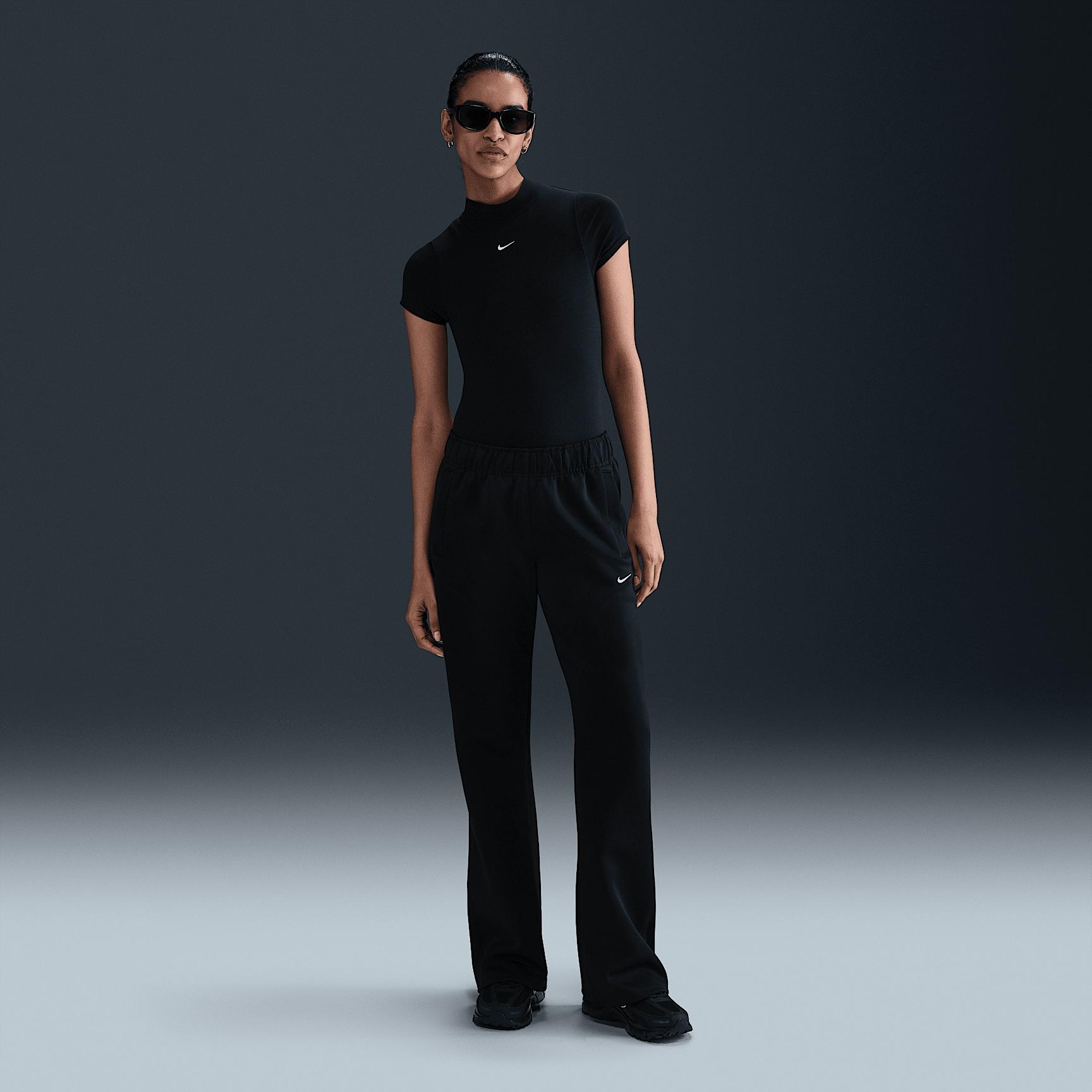 Womens Nike Sportswear Windrunner Mid-Rise Slim Knit Pants | HJ1016-010 Product Image