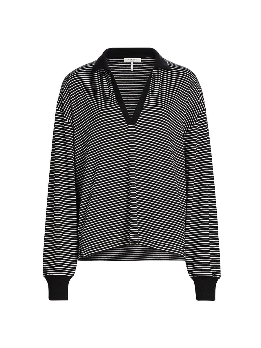 Womens The Knit Stripe Long-Sleeve Top Product Image