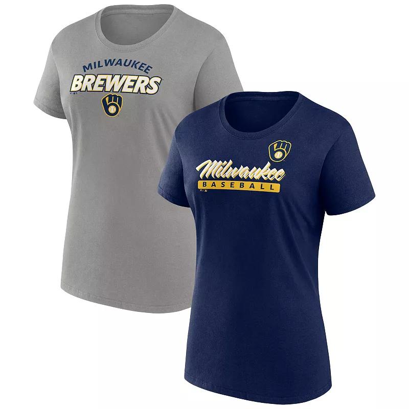 Women's Fanatics Branded Los Angeles Chargers Risk T-Shirt Combo Pack, Size: XL, Blue Product Image
