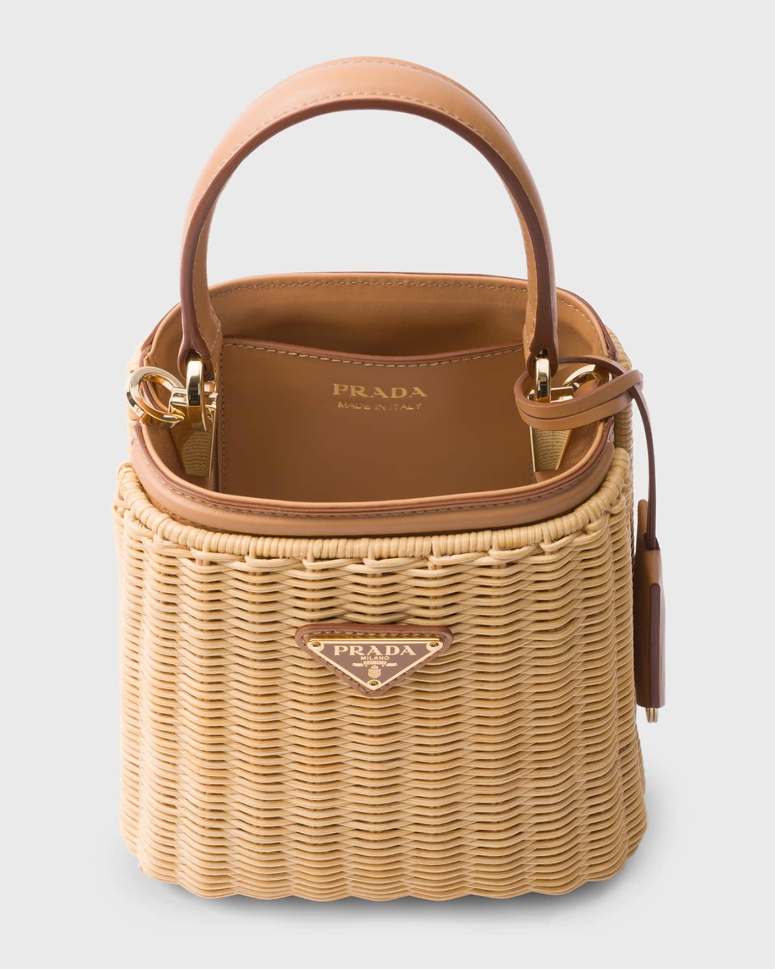 Basket Raffia Bucket Bag Product Image