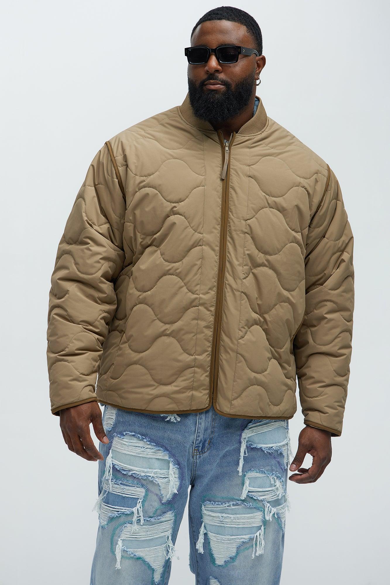 Hartford Ripstop  Quilted Jacket - Tan Product Image