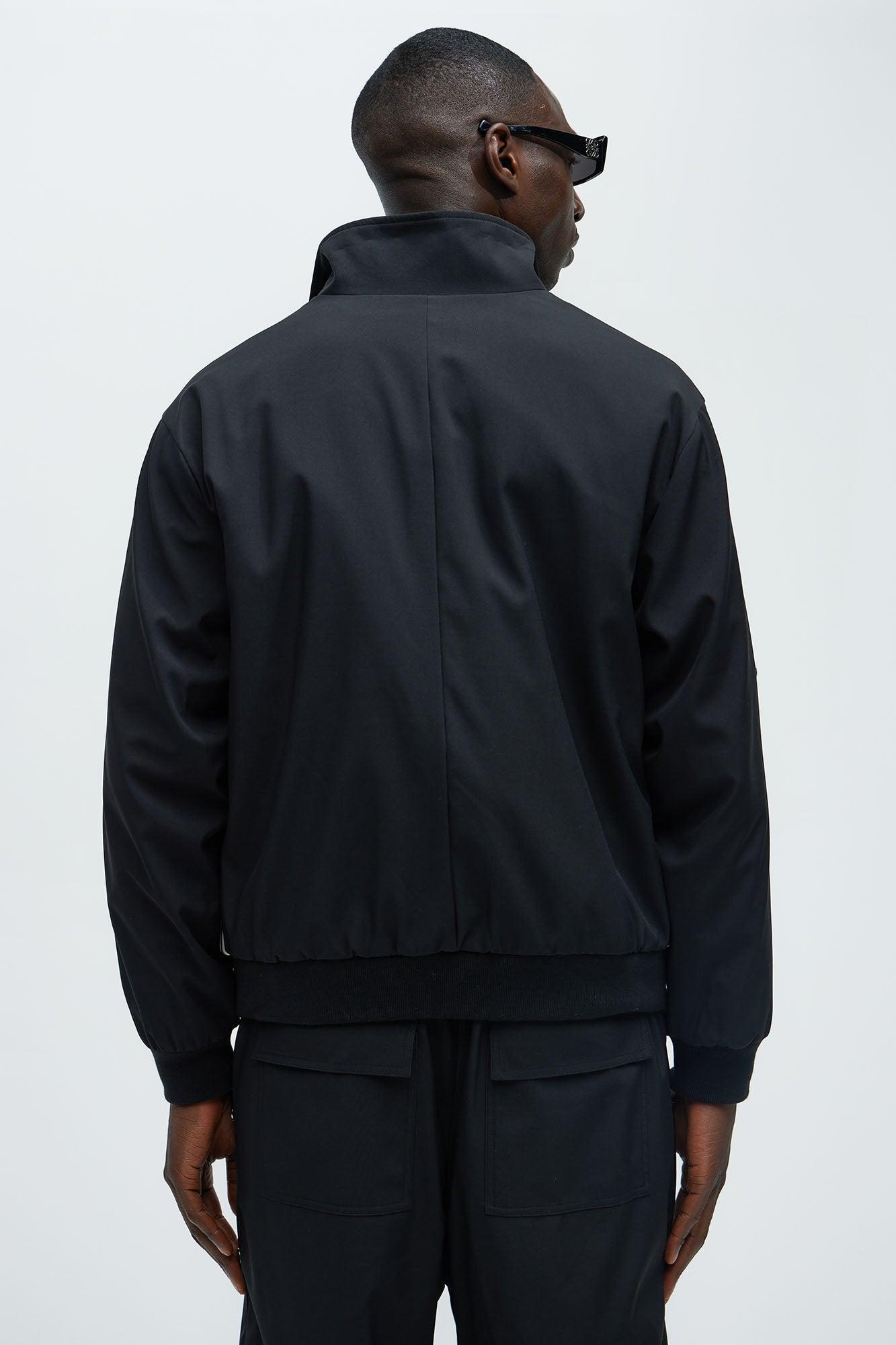 Standout Striped Track Jacket - Black Product Image