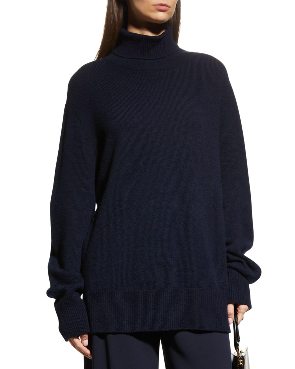 Stepny Wool-Cashmere Turtleneck Top Product Image