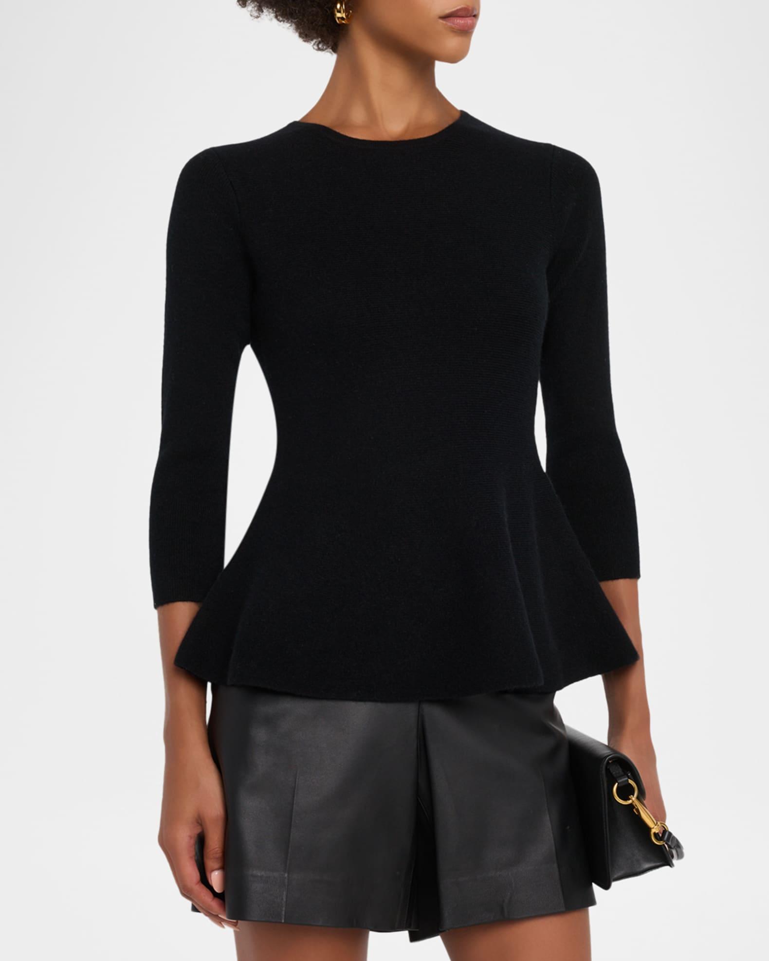 Cashmere Peplum Sweater Product Image