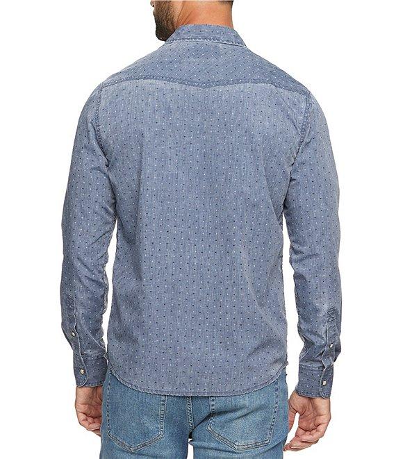 Flag and Anthem Long Sleeve Mena Dotted Vintage Woven Western Shirt Product Image
