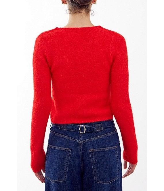 BDG Urban Outfitters Long Sleeve Tie Front Wool Blend Cardigan Product Image