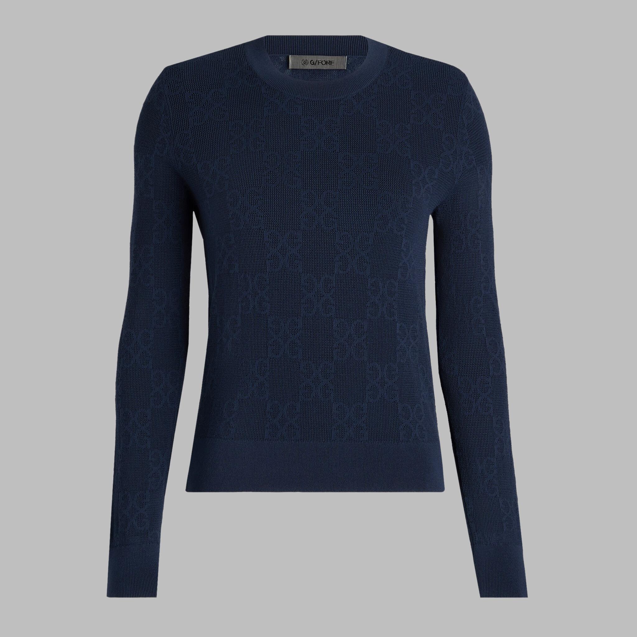 POINTELLE G CREWNECK SWEATER Product Image