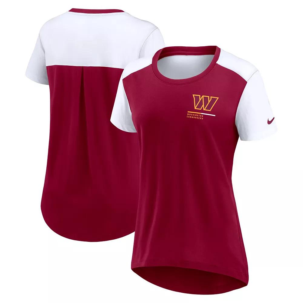 Women's Nike  Burgundy Washington Commanders Performance Fashion T-Shirt, Size: XXL, Wft Med Re Product Image