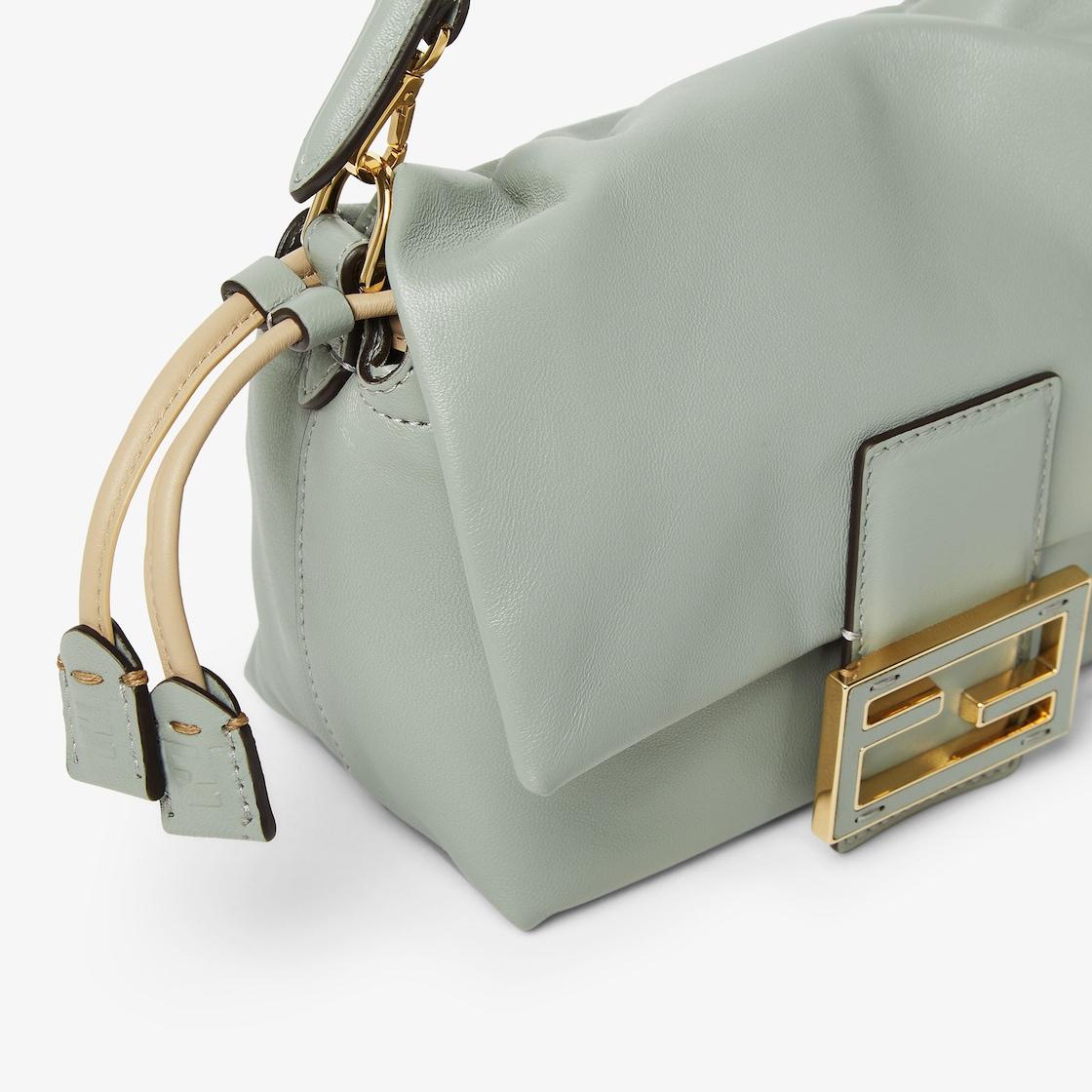 Mamma Baguette SmallMatcha green nappa leather mini-bag Product Image