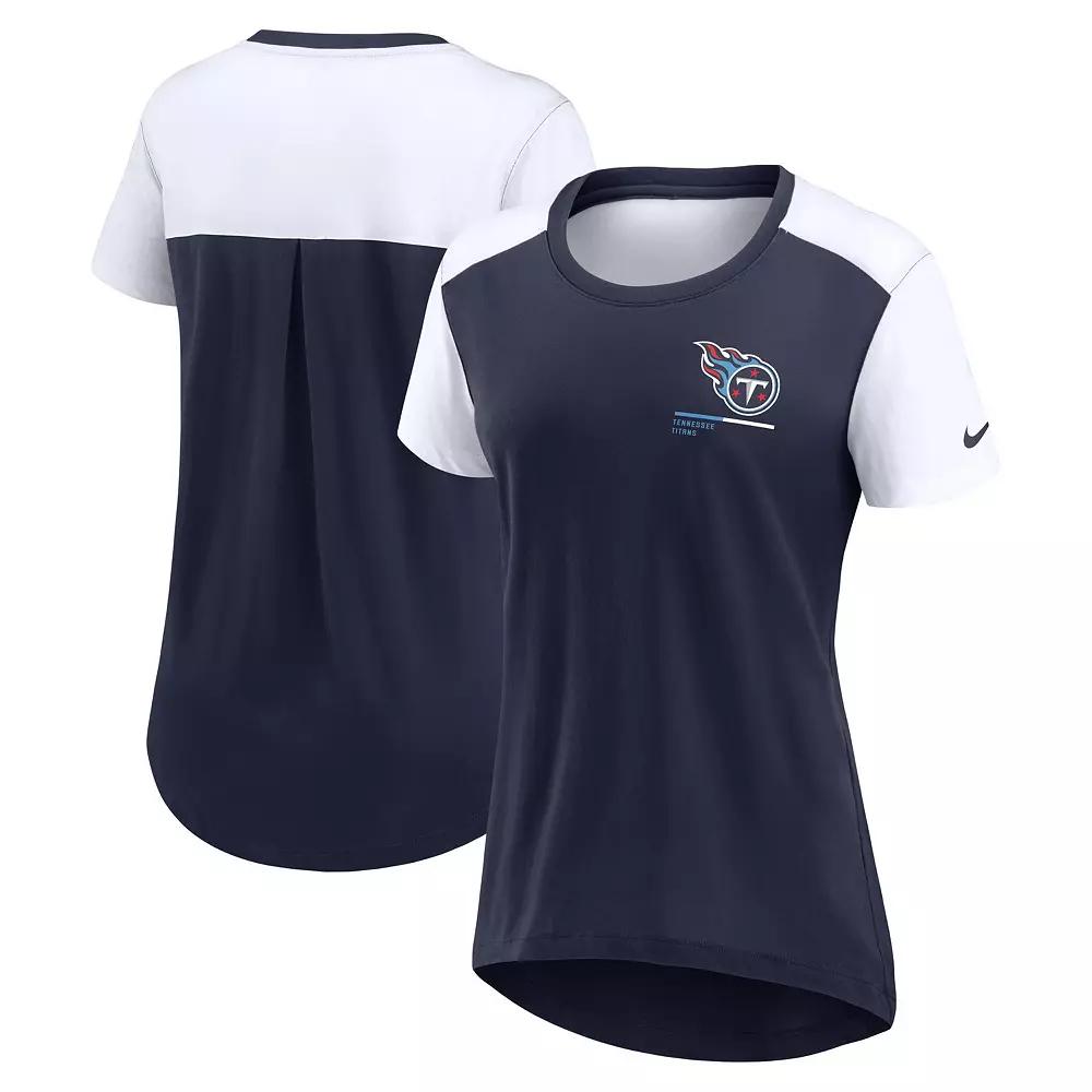 Women's Nike  Navy Tennessee Titans Performance Fashion T-Shirt, Size: XXL, Blue Product Image
