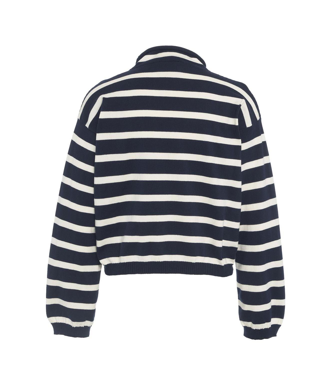 Striped knit pullover Product Image