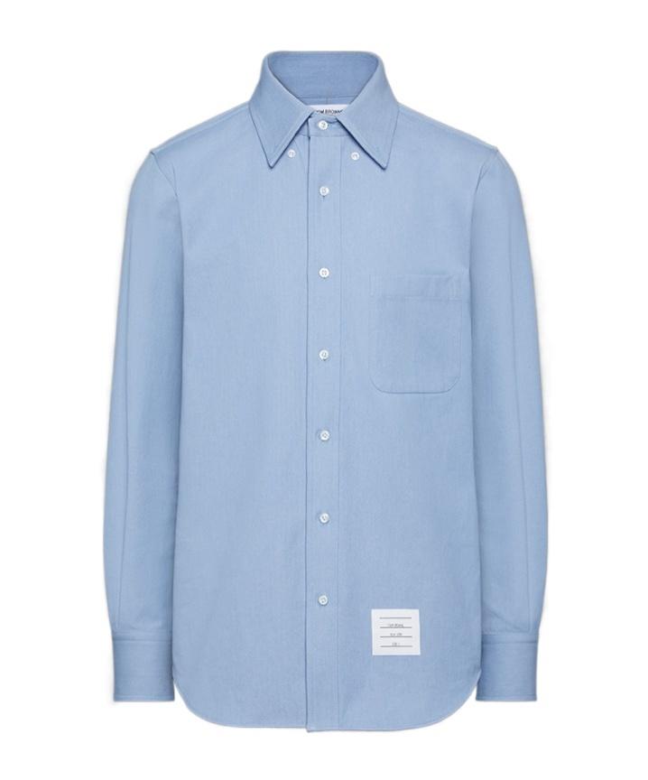 Thom Browne Men's Classic Fit Cotton Button-Down Shirt Product Image