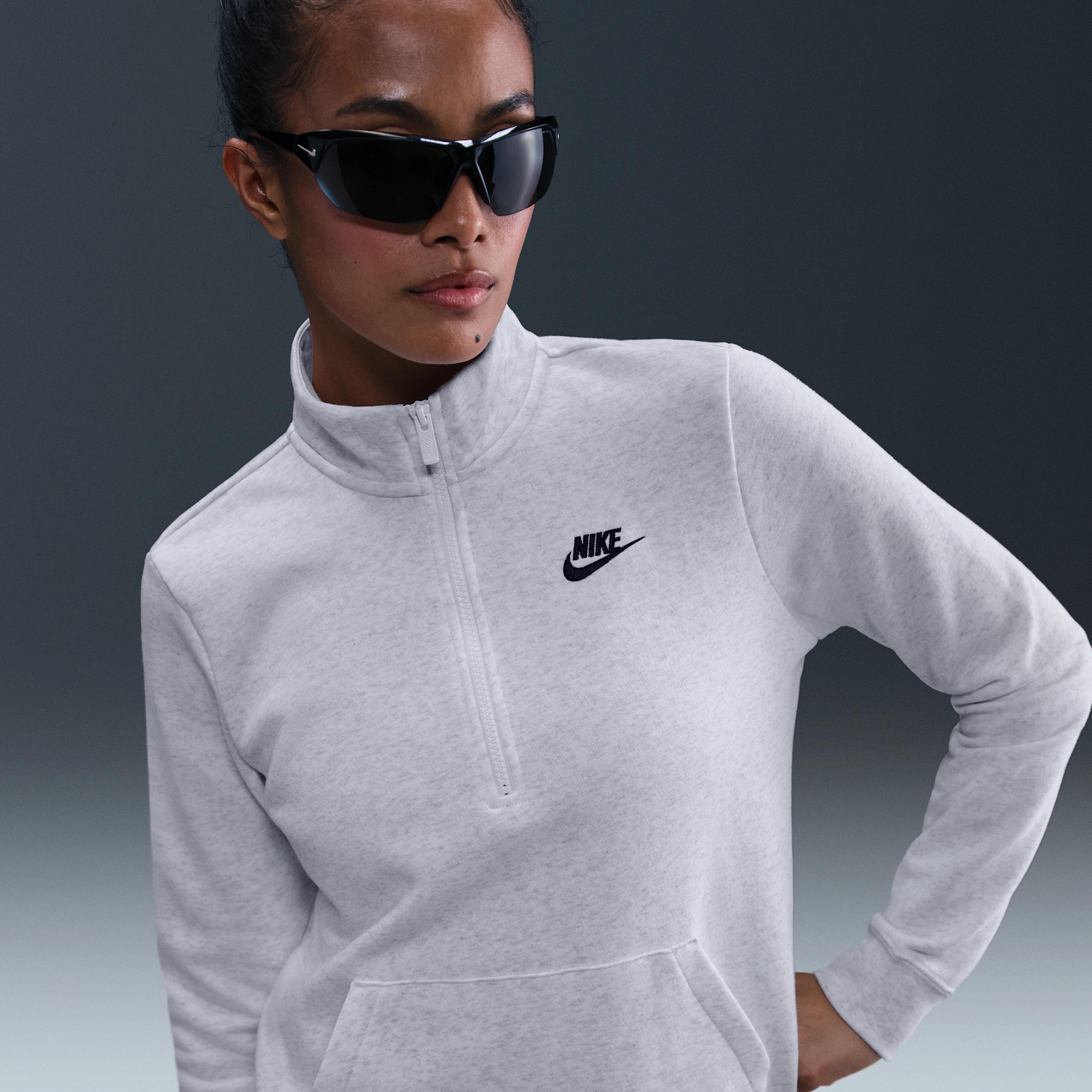 Women's Nike Sportswear Club Fleece Quarter-Zip Sweatshirt,  Product Image