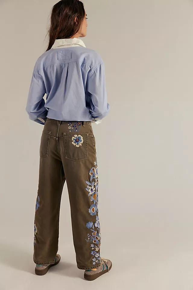 We The Free Willow Floral Embroidered Jeans Product Image