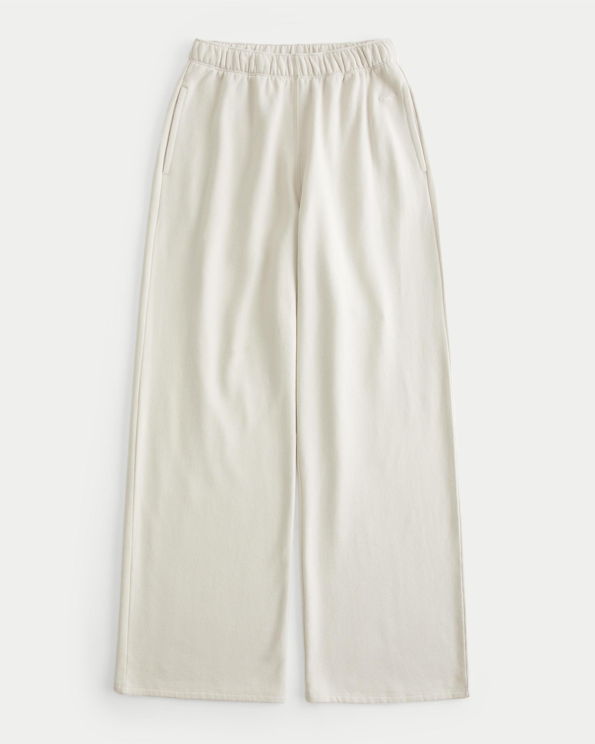 Hollister Feel Good Fleece Wide-Leg Pants Product Image