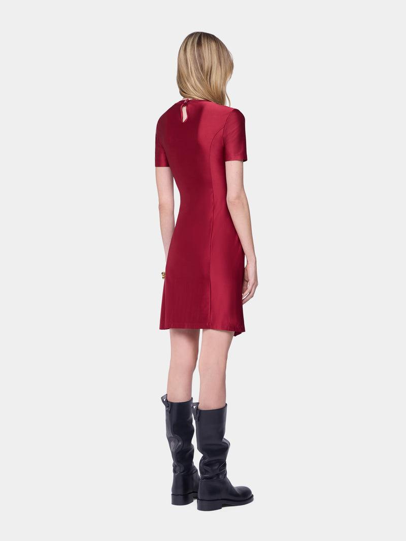 DRAPED MINI DRESS IN JERSEY Product Image