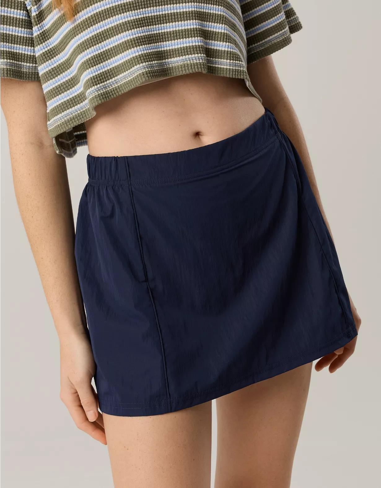 OFFLINE By Aerie Nylon Mini Skirt Product Image