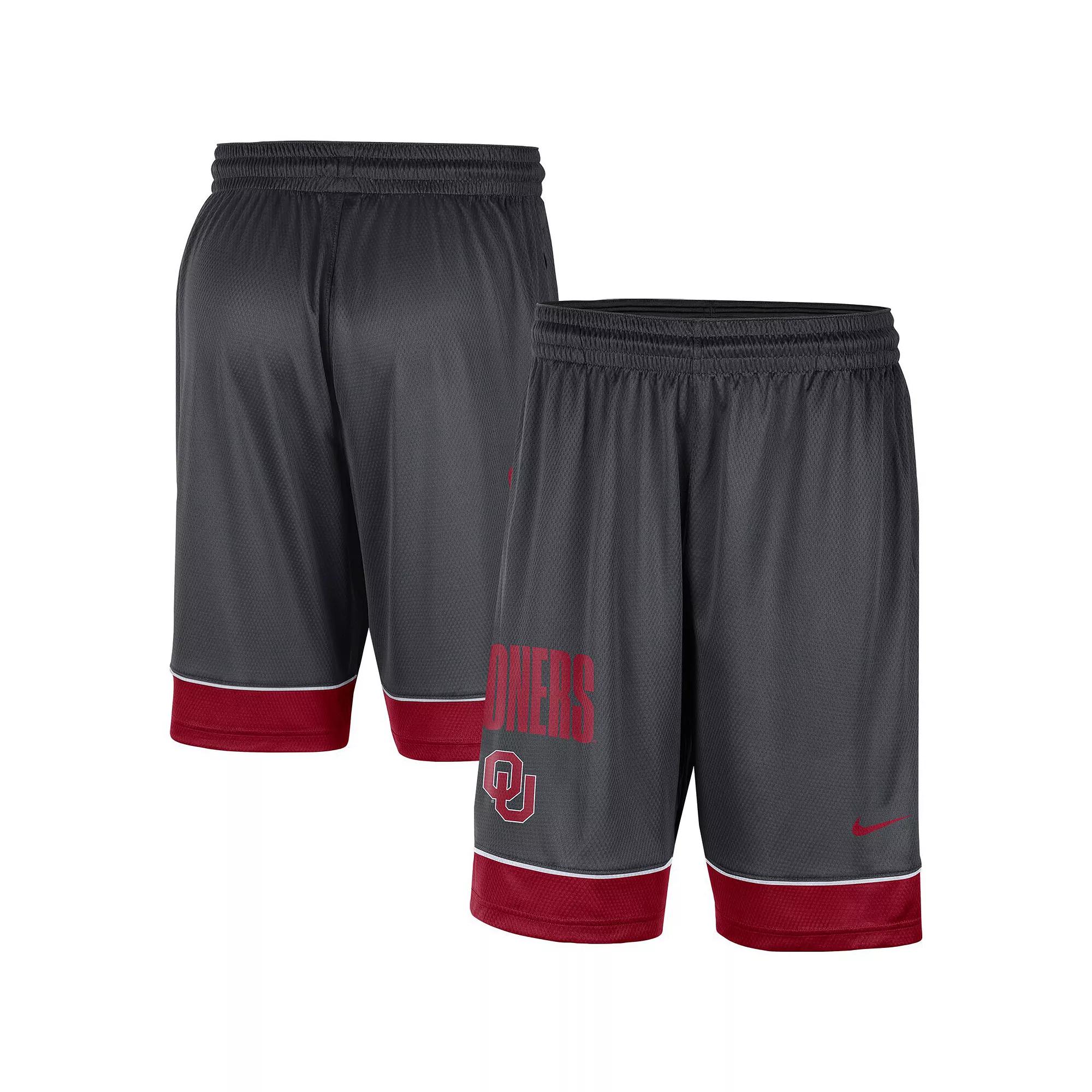 Men's Nike Charcoal/Orange Clemson Tigers Fast Break Performance Shorts,  Product Image