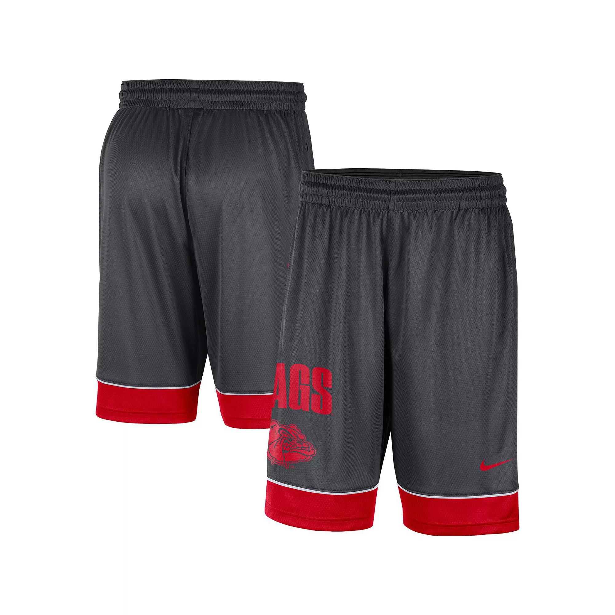 Men's Nike Charcoal/Orange Clemson Tigers Fast Break Performance Shorts,  Product Image