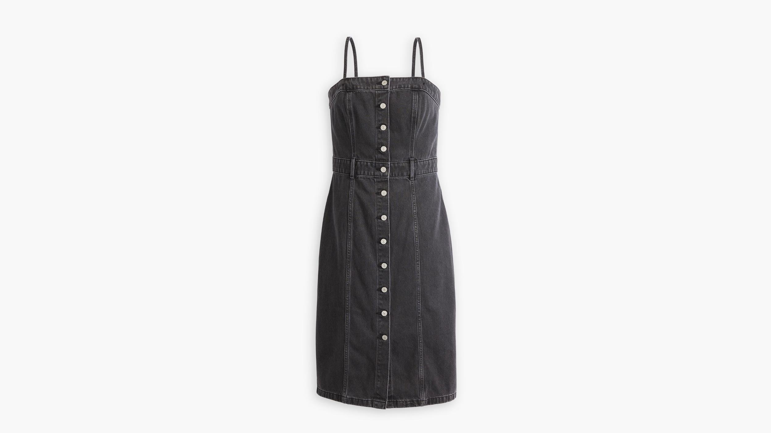 Denim Bustier Dress Product Image
