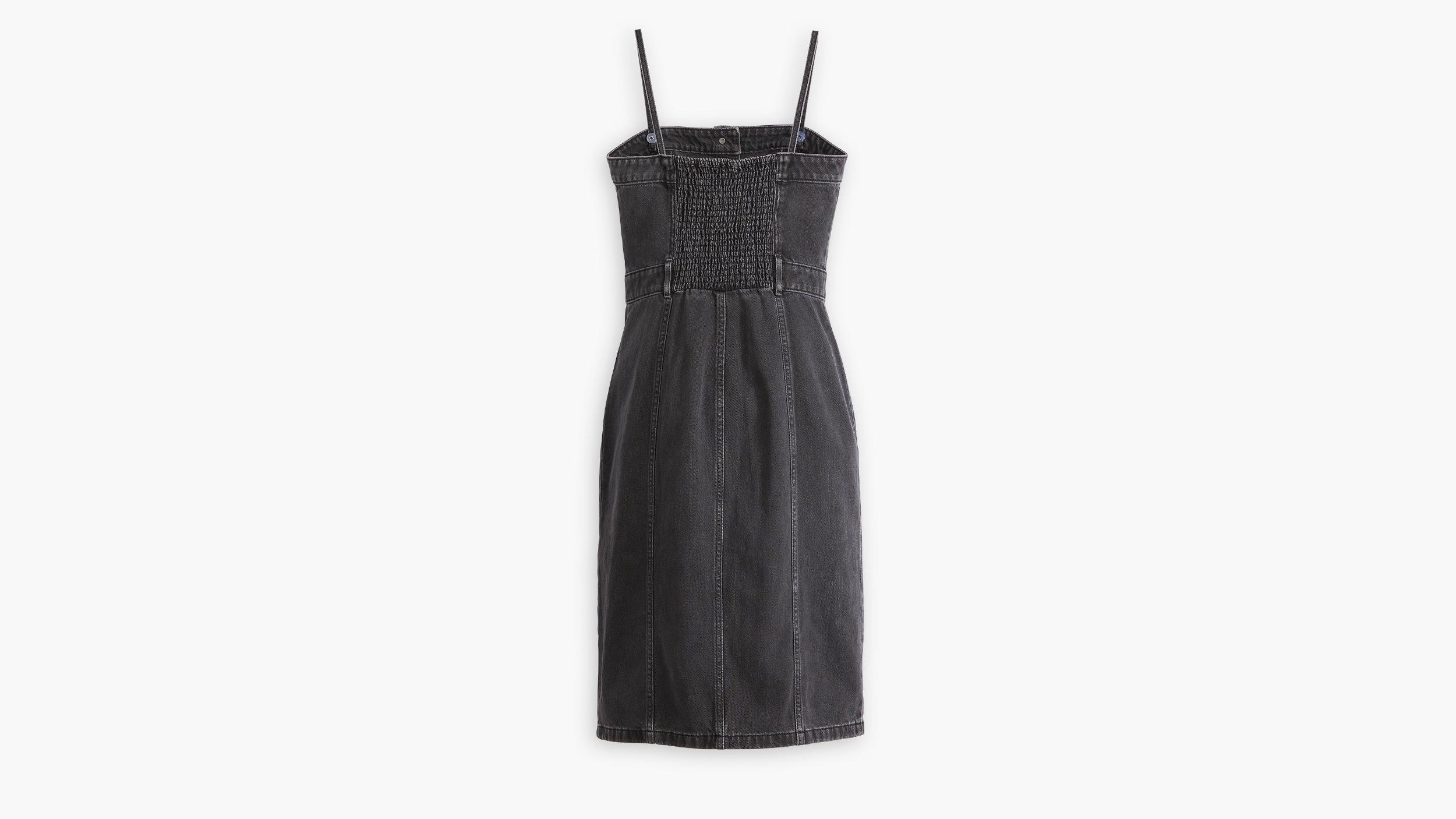 Denim Bustier Dress Product Image