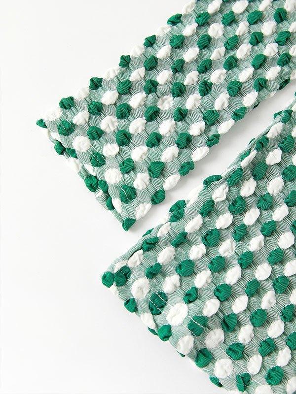 Long Sleeve Dot Jacquard Tee Product Image