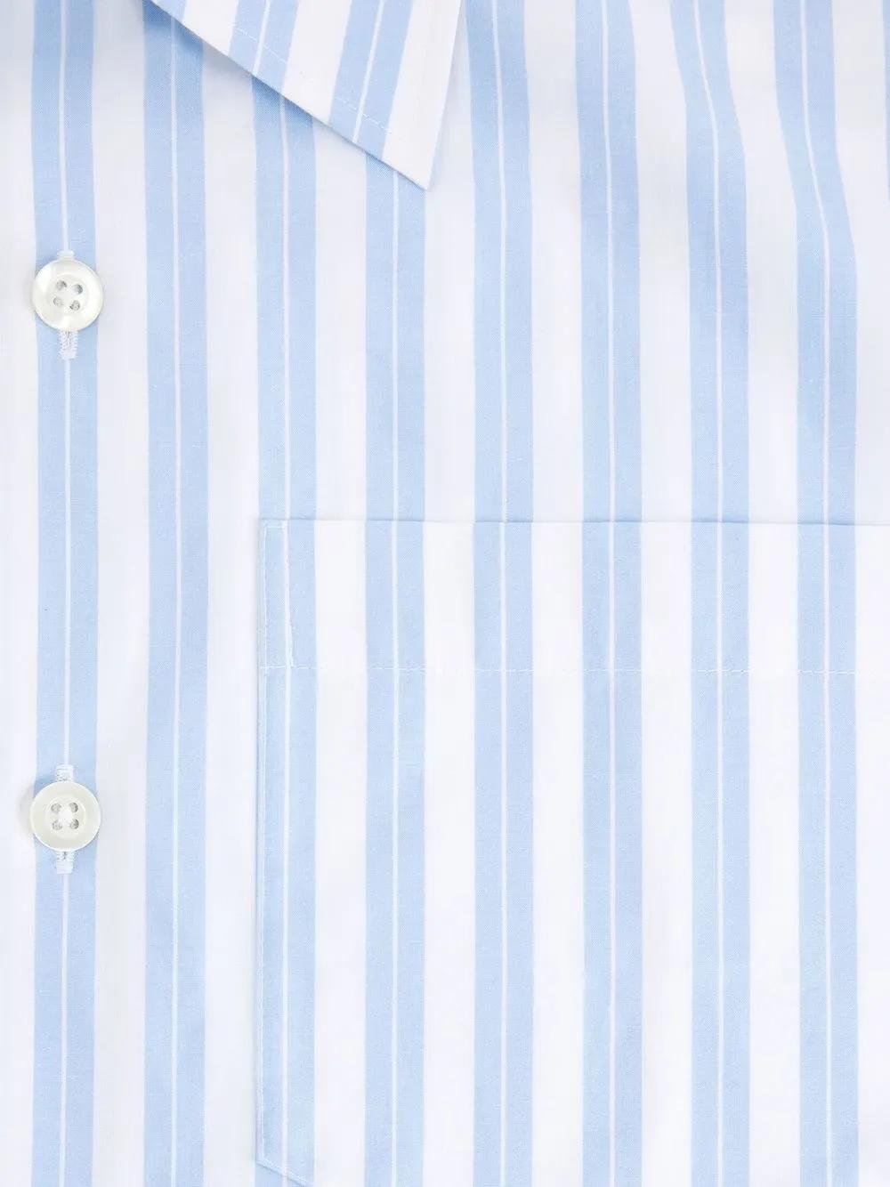 striped short-sleeve shirt Product Image