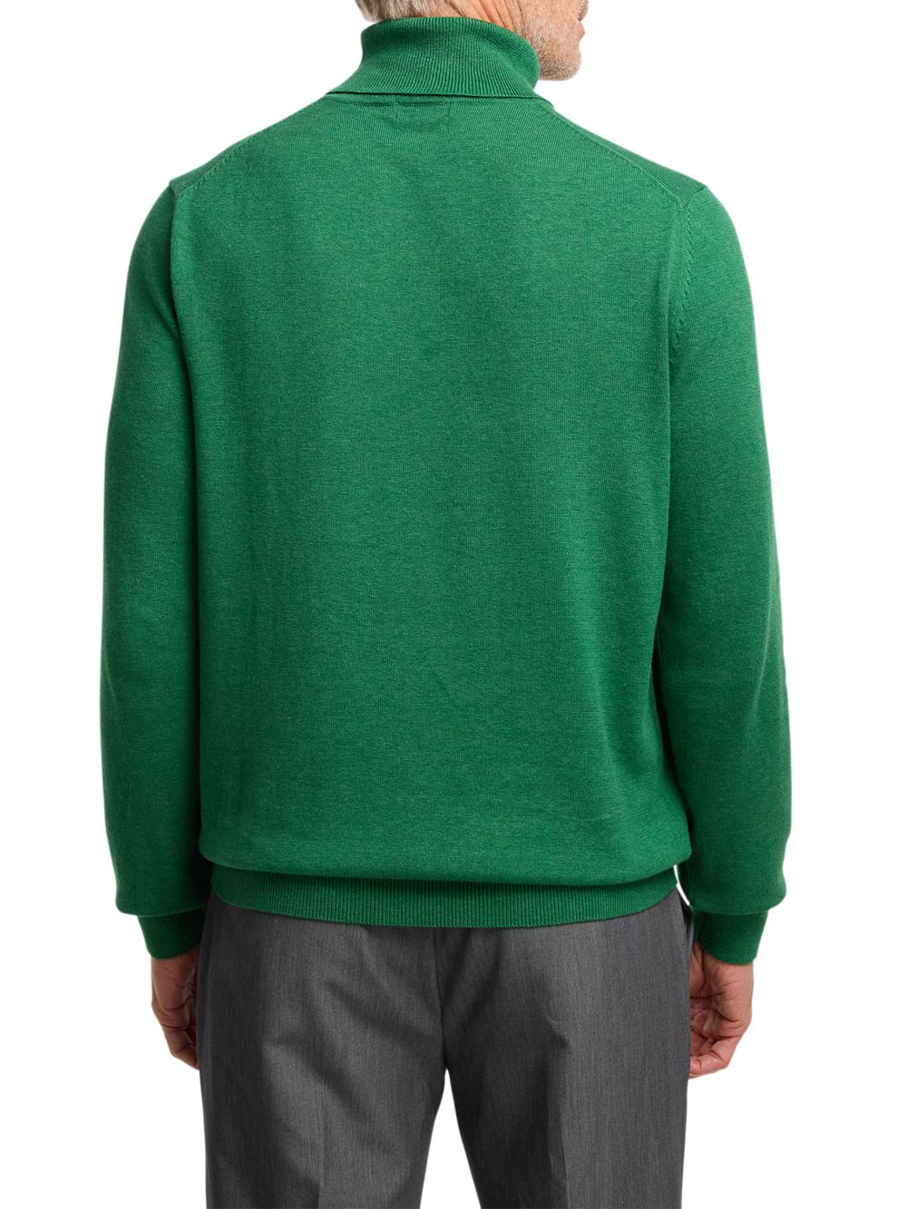 Supima Cotton Turtleneck - Green Product Image